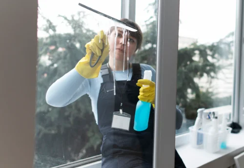 Nettoyage de vitres intérieures et extérieures au Mesnil-Amelot